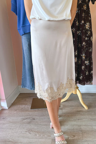 Ella Lace Trim Skirt