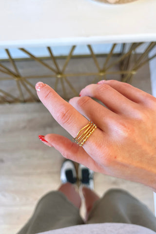 Lydia Stack Ring - Boutique EllaPar