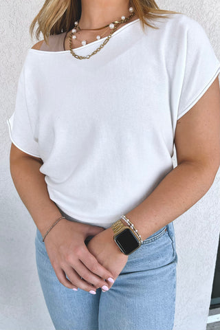 Larson Boatneck Top - Boutique EllaPar