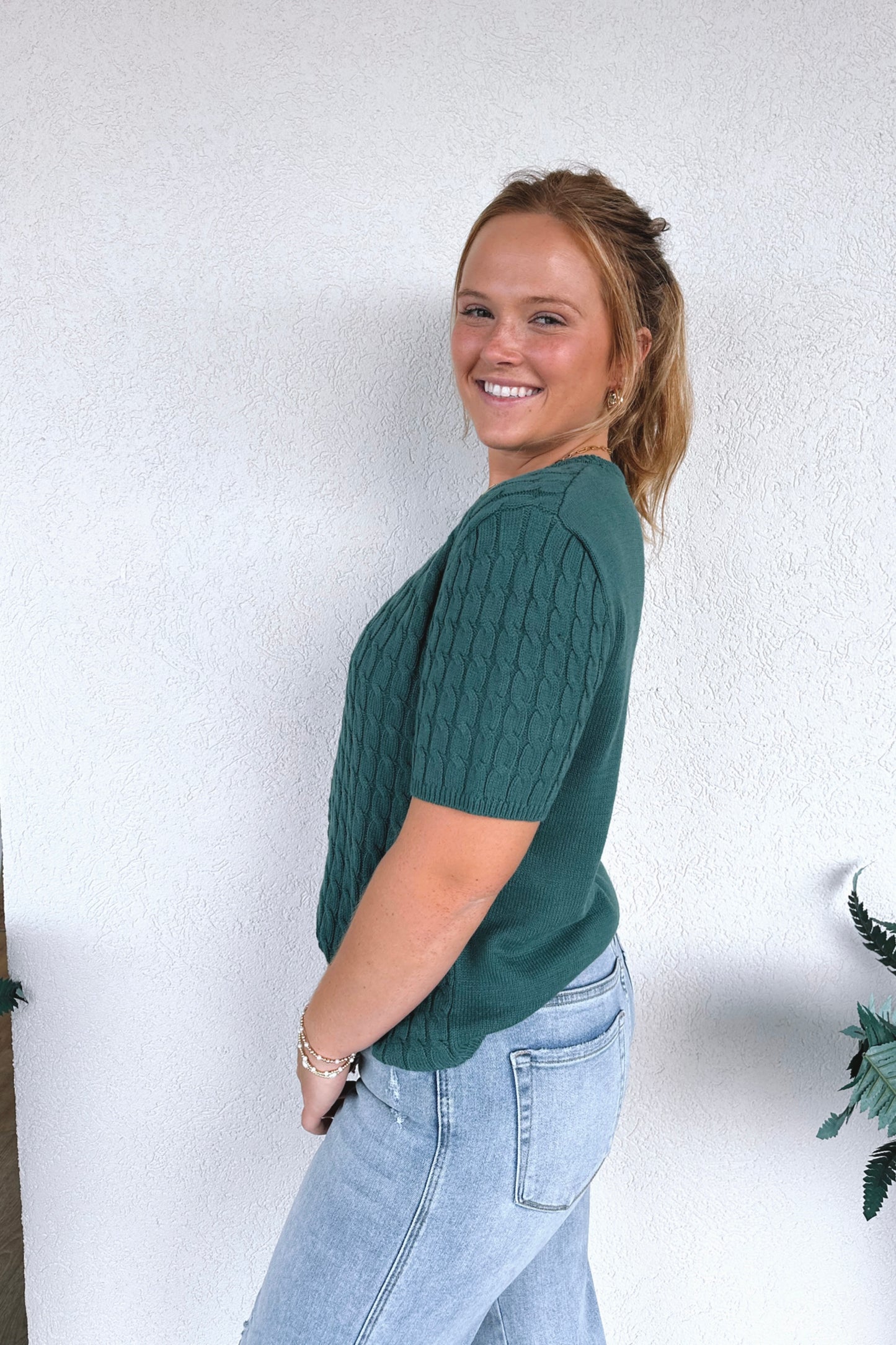 Chelsea Cable Knit Top