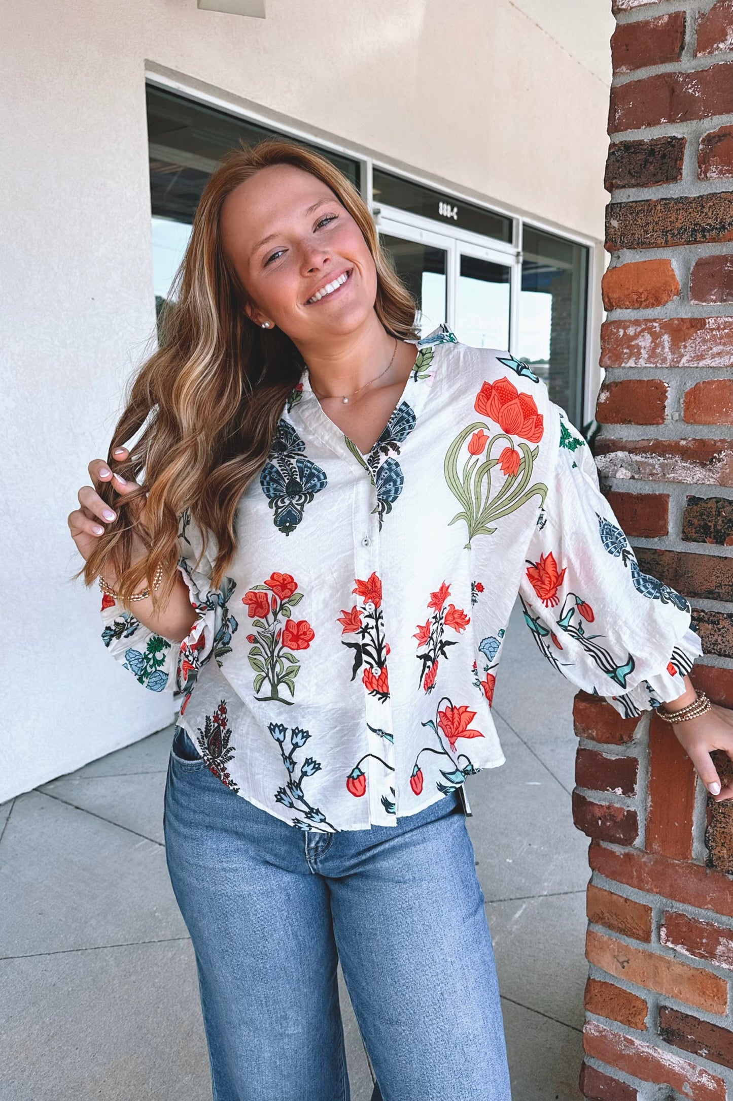 Austen Floral Blouse