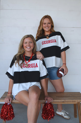 Georgia Varsity Top - Boutique EllaPar
