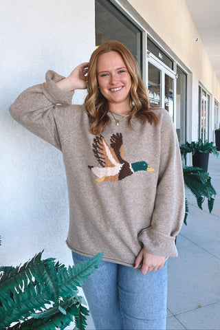 Mallard Fuzzy Sweater