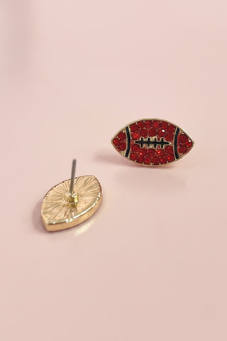Glitz Football Studs - Boutique EllaPar