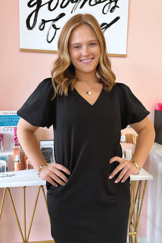 Quinn Puff Sleeve Dress - Boutique EllaPar