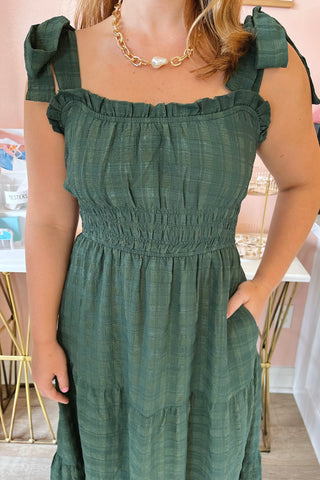 Mandie Tiered Midi Dress