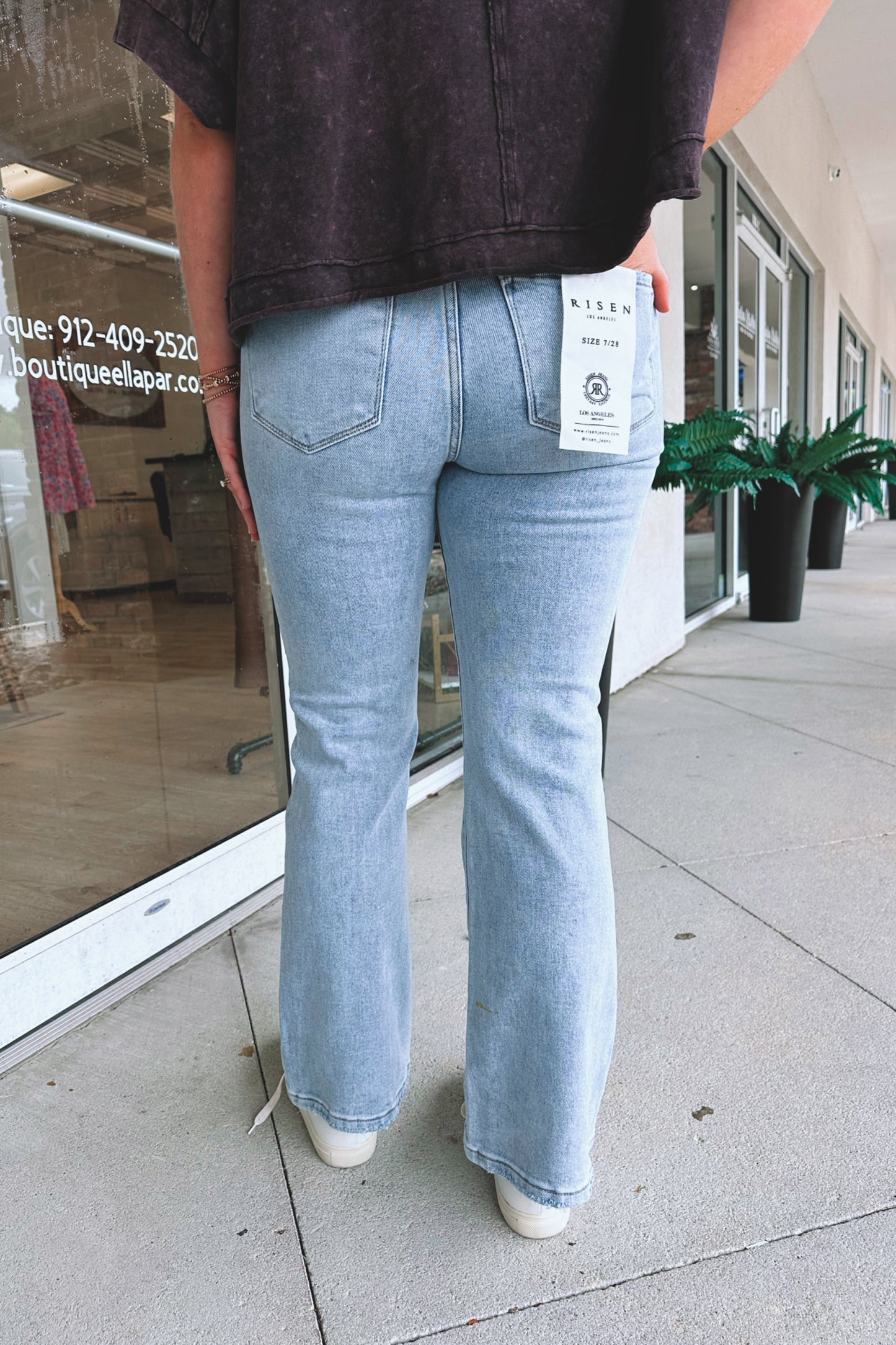 Anna Ankle Flare Jean