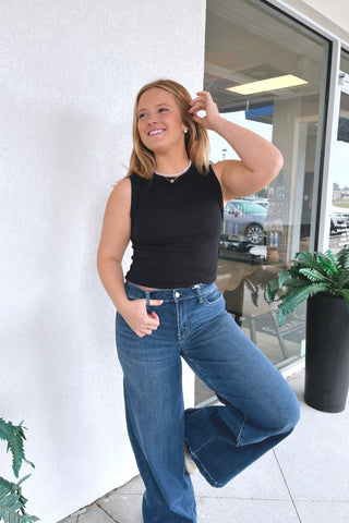 Ribbed Essential Tank - Boutique EllaPar