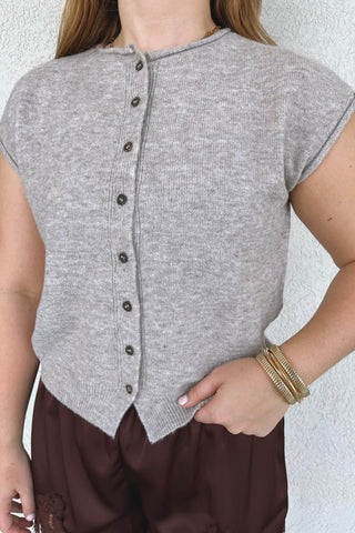 Analise Sleeveless Cardigan