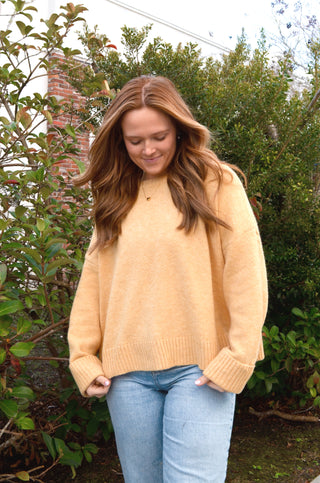 Marigold Tie-Back Sweater - Boutique EllaPar