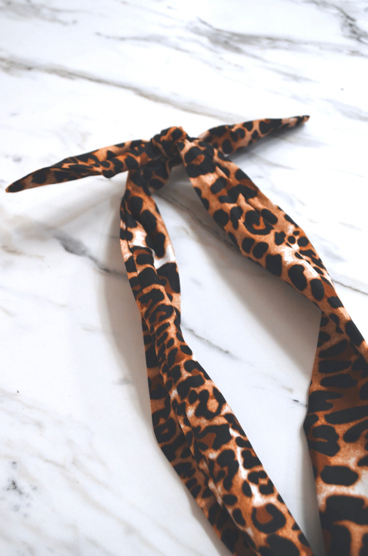 Ani Leopard Scarf Necklace