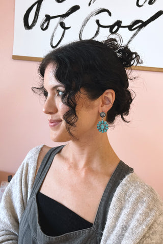 Shelby Stone Earrings - Boutique EllaPar