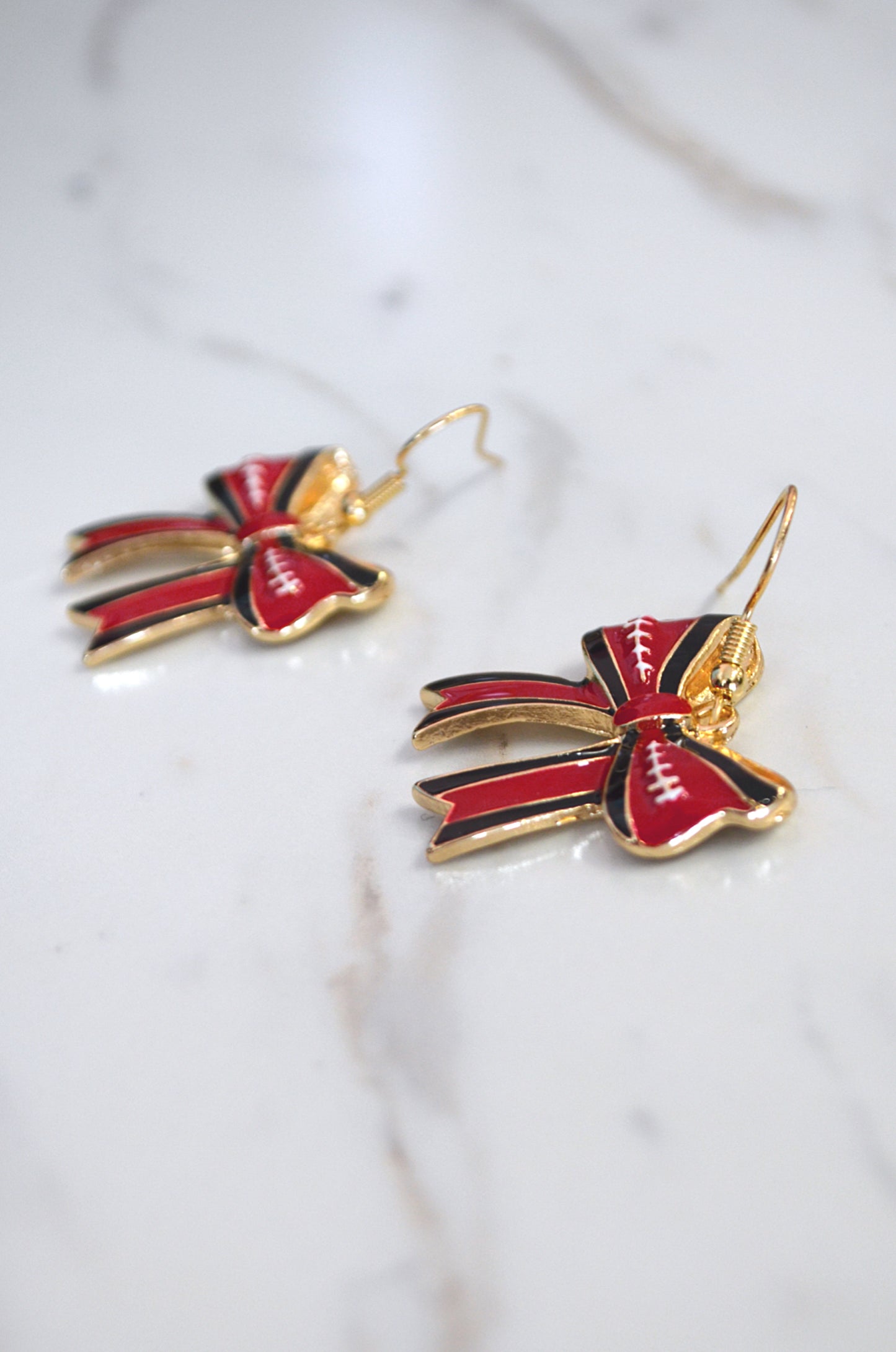 UGA Bow Earrings