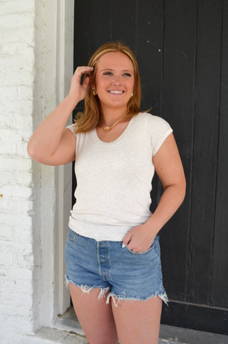 Shay Scoop Neck Top - Boutique EllaPar