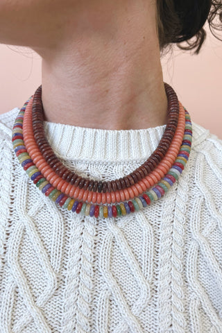 Marble Beaded Necklace - Boutique EllaPar