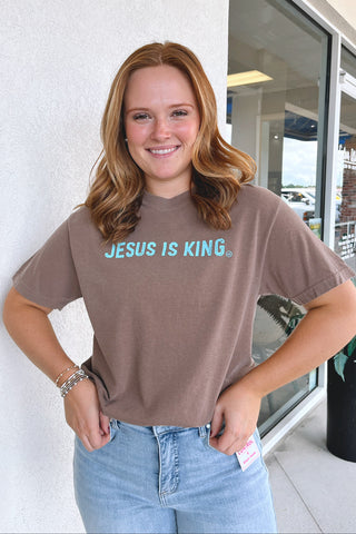 Jesus Is King Tee - Boutique EllaPar