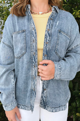 Chessa Chambray Top