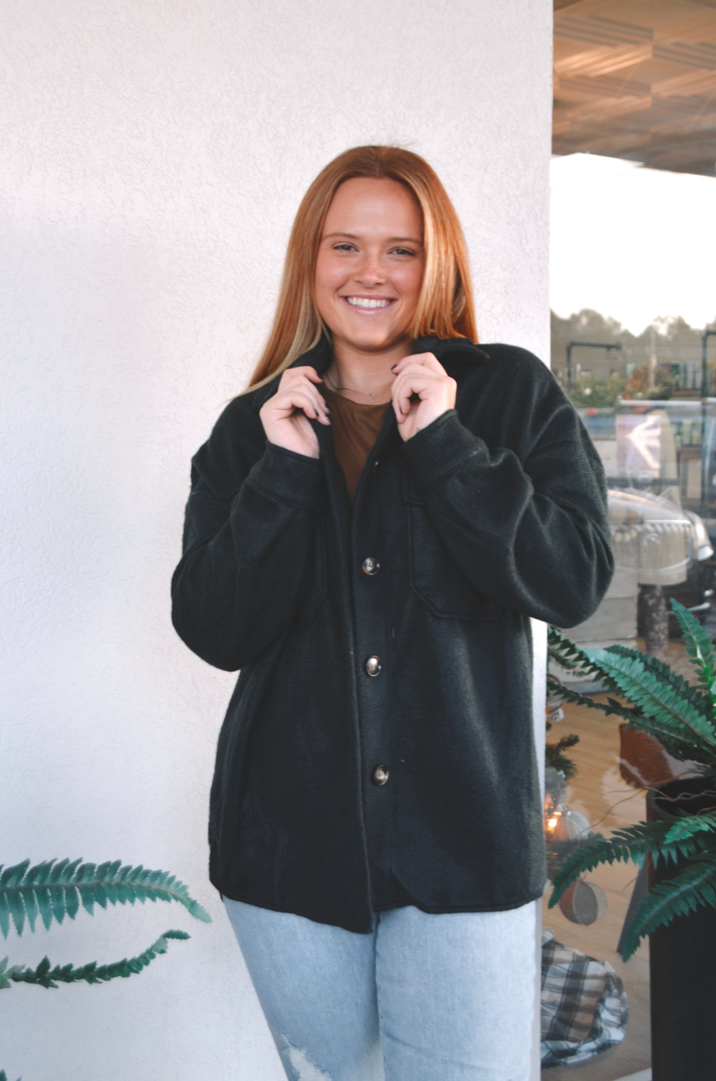 Cozy Button Down Jacket