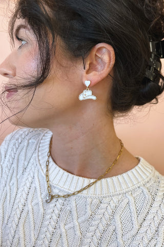 Cowgirl Pave Earrings - Boutique EllaPar