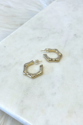 GD Bamboo Hoops - Boutique EllaPar