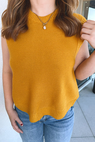 Karlee Open-Back Sweater Top