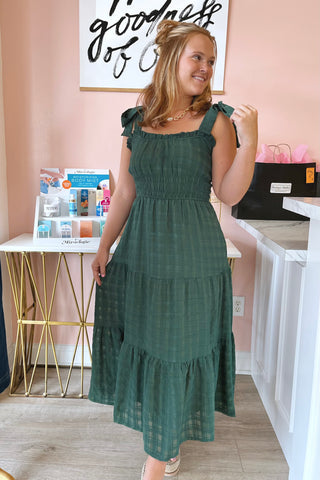 Mandie Tiered Midi Dress