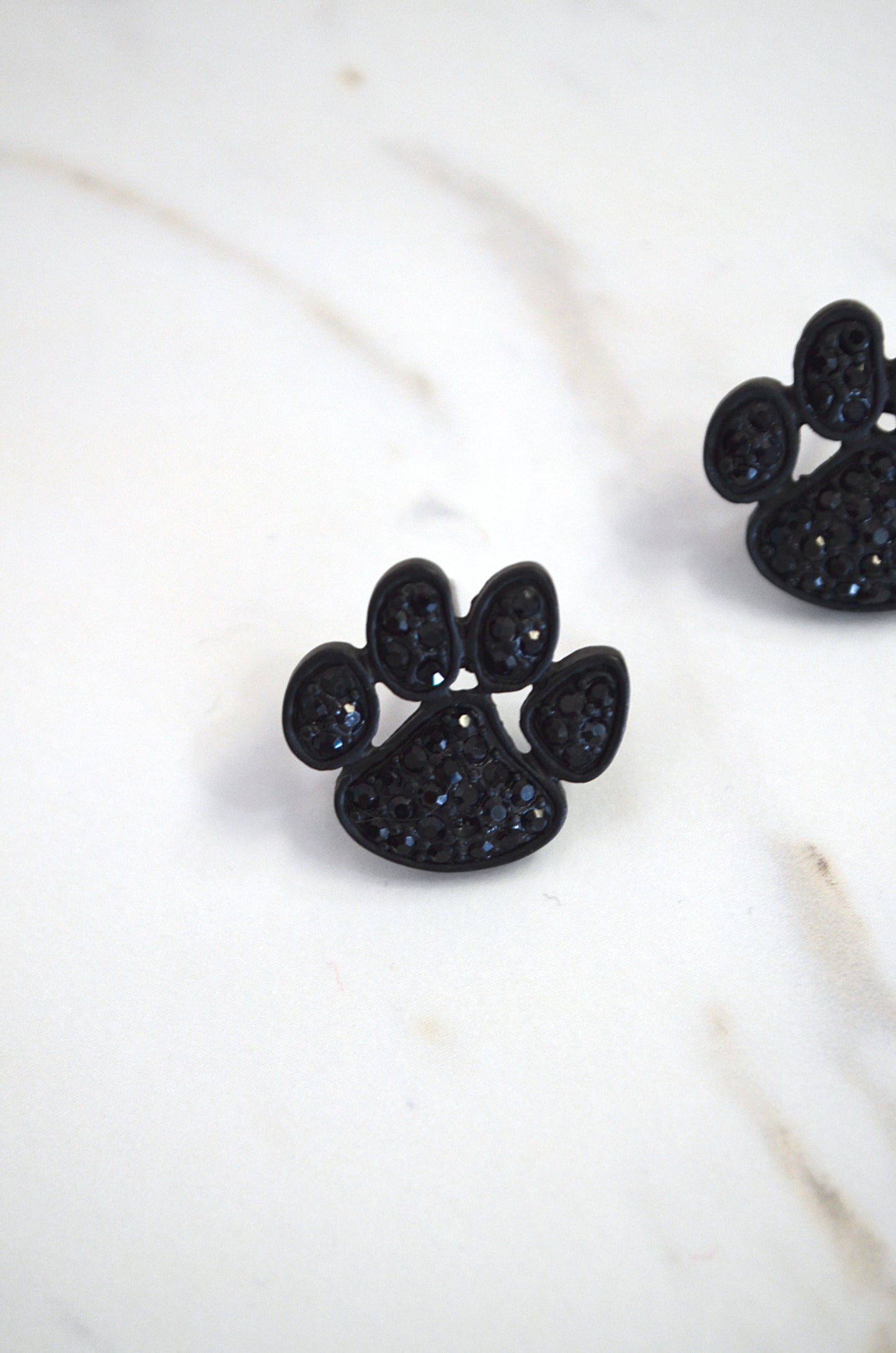 Pave Paw Studs