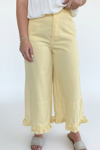 Abby Ruffle Pants - Boutique EllaPar