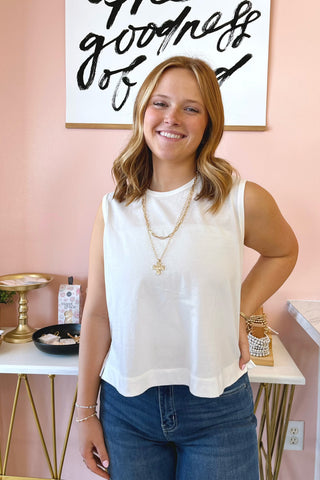 Leisure Crew Neck Top - Boutique EllaPar