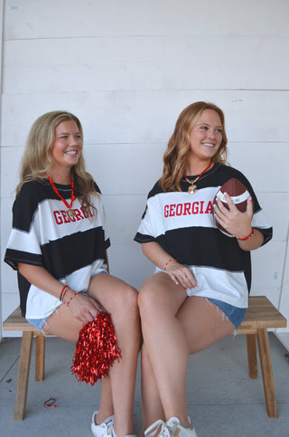 Georgia Varsity Top - Boutique EllaPar