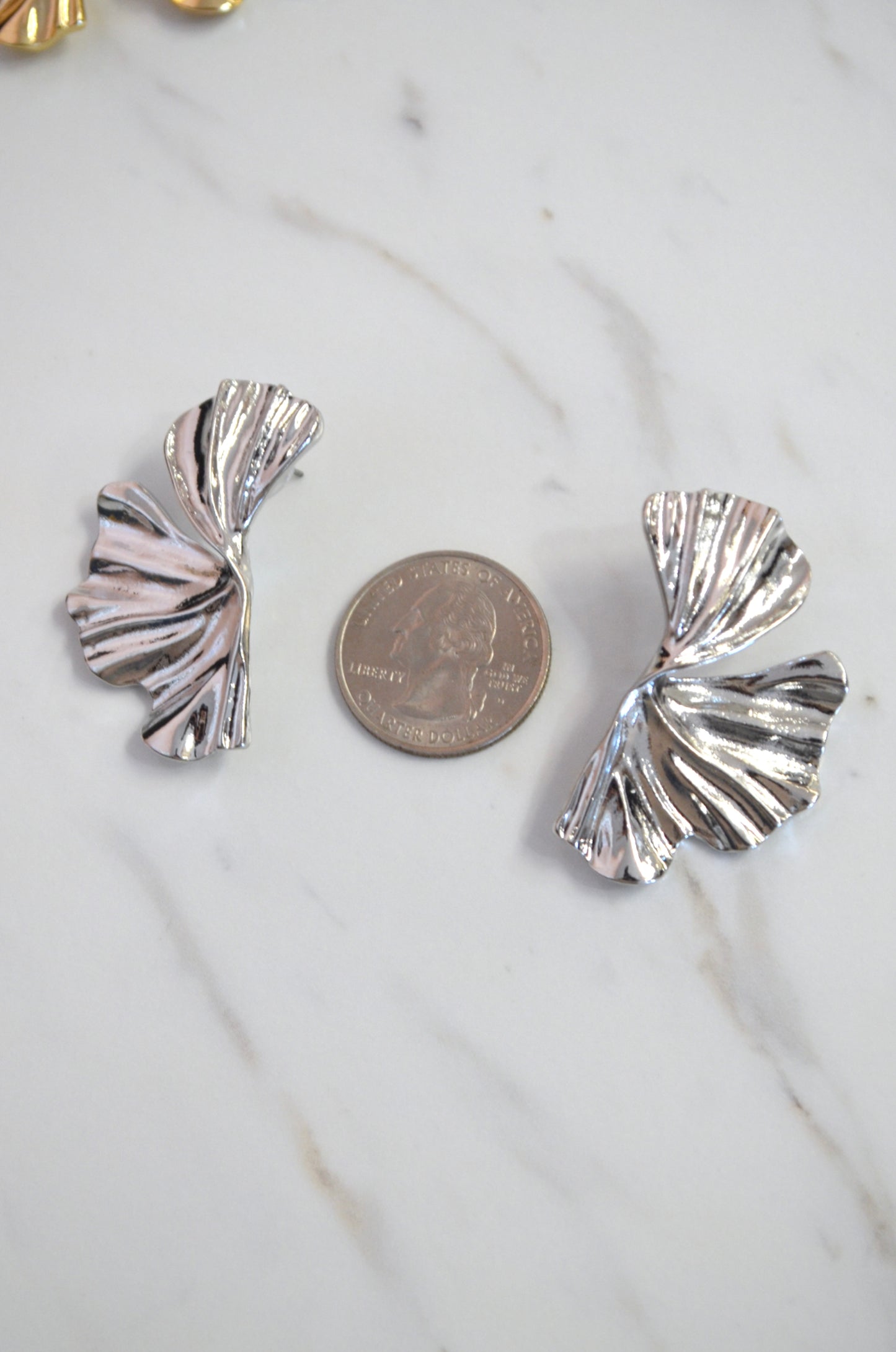 Ginkgo Leaf Earrings