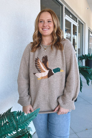 Mallard Fuzzy Sweater