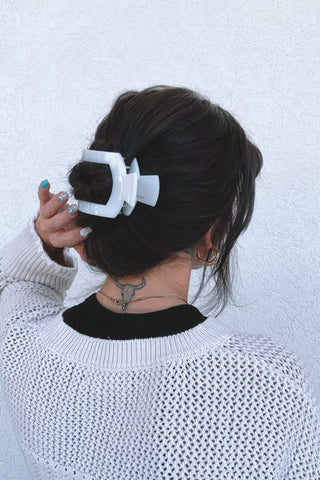 Square Teletie Flat Clip - Boutique EllaPar