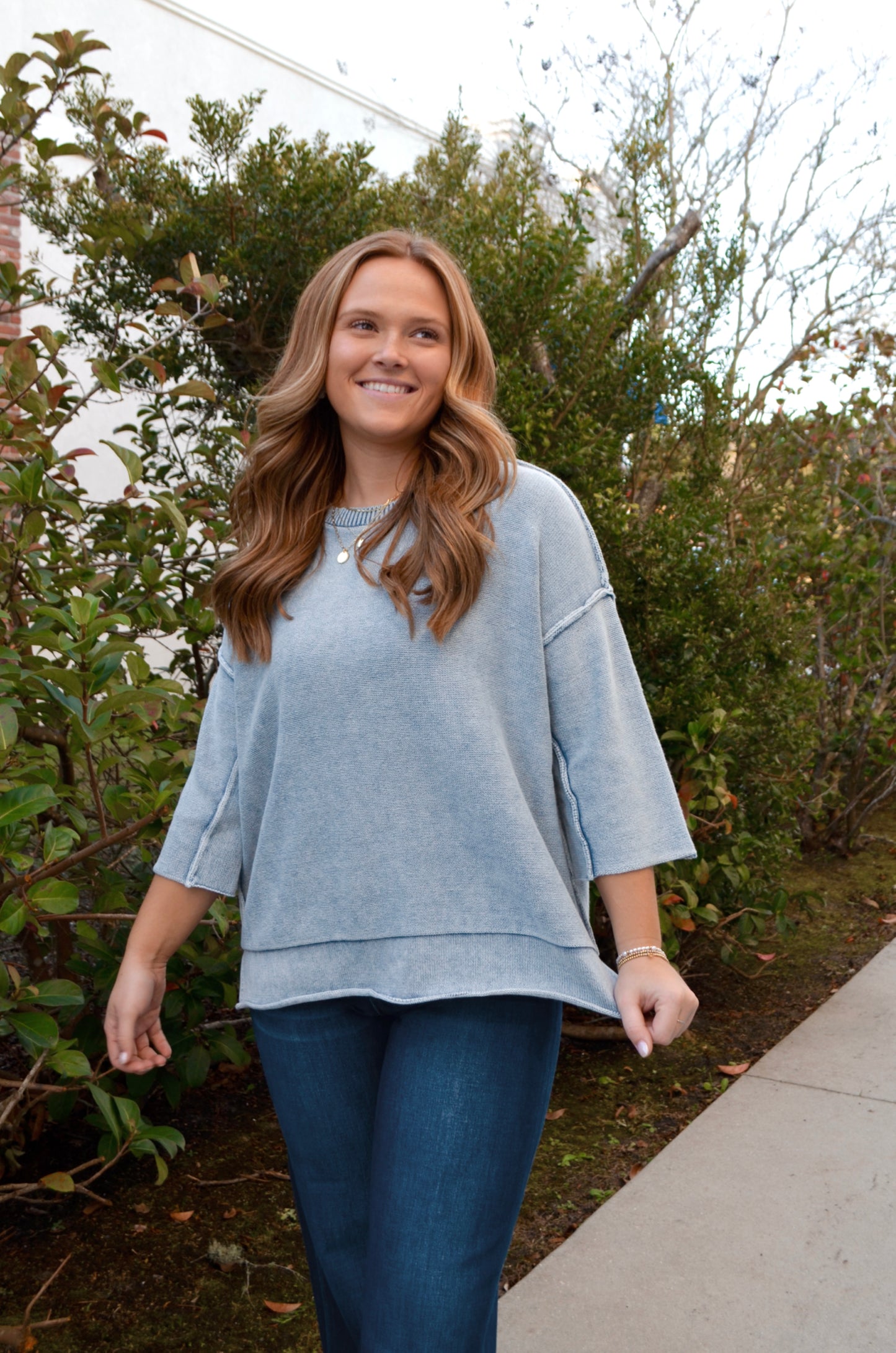 Saidee 3/4 Sleeve Sweater