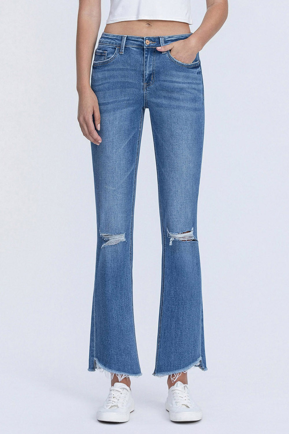 Alison Kick-Flare Jean - Boutique EllaPar