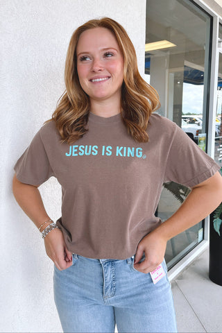 Jesus Is King Tee - Boutique EllaPar