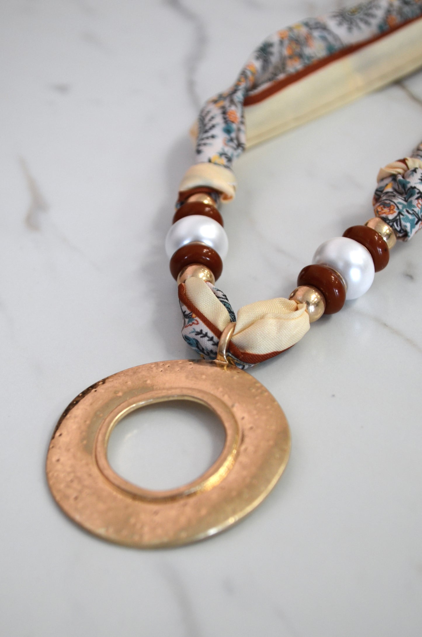 Lux 'O' Scarf Necklace