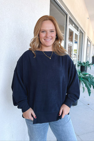Britny Boatneck Top