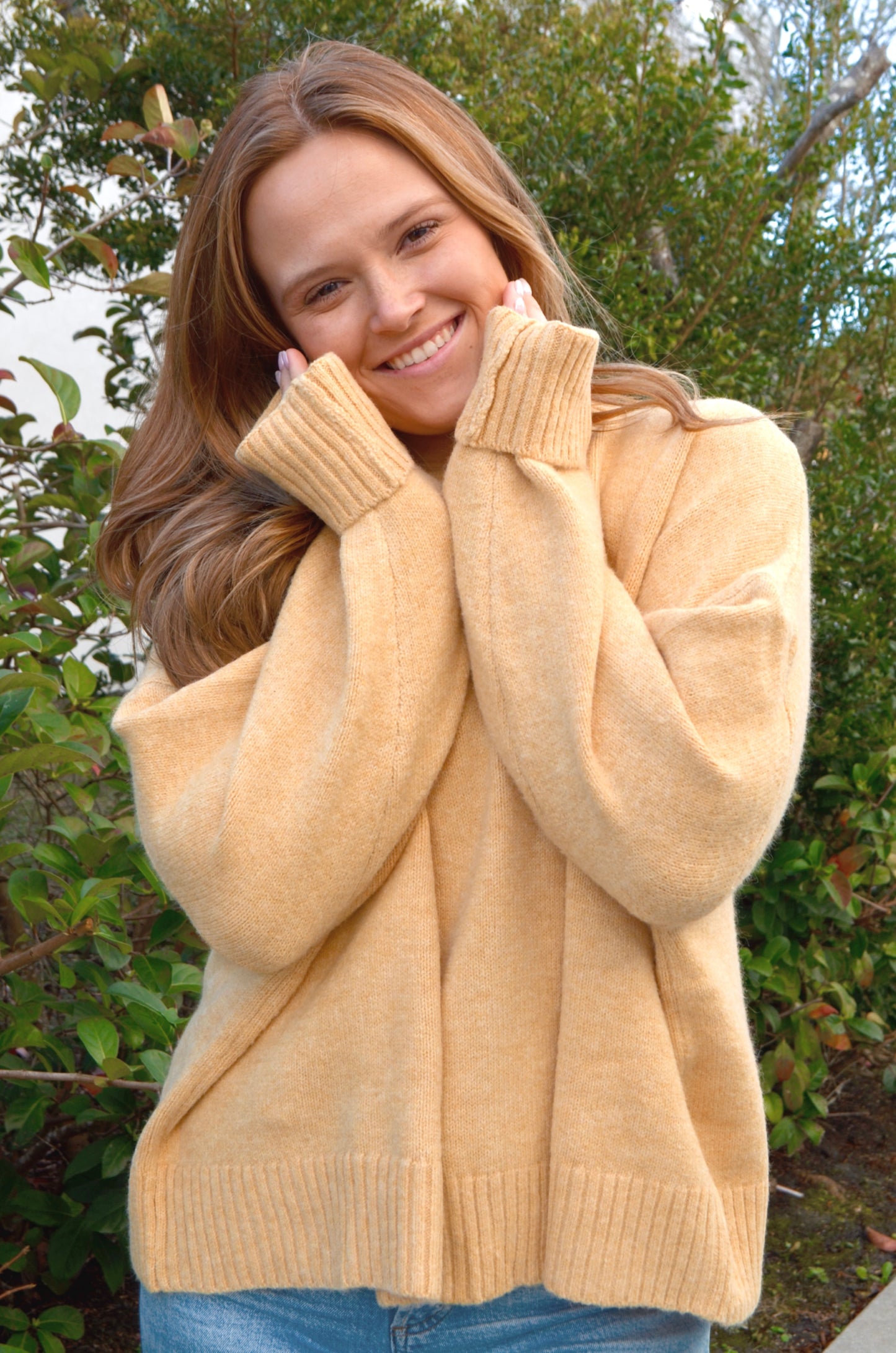 Marigold Tie-Back Sweater