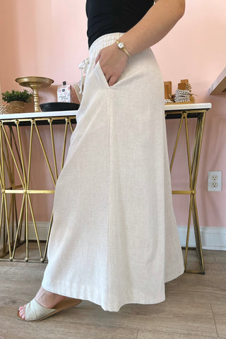 Priscilla Linen Pants - Boutique EllaPar
