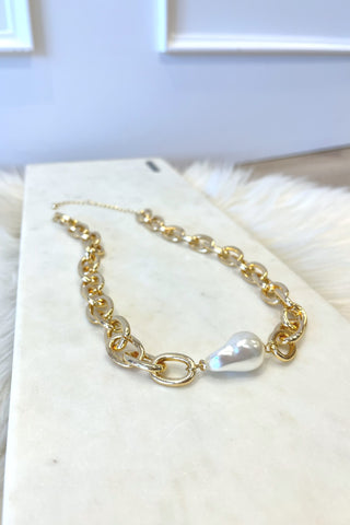 18K GD Claire Necklace - Boutique EllaPar