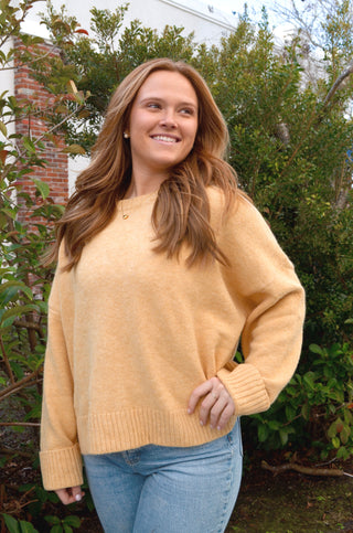 Marigold Tie-Back Sweater - Boutique EllaPar