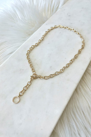 GD Y Necklace - Boutique EllaPar