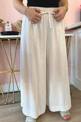 Priscilla Linen Pants - Boutique EllaPar