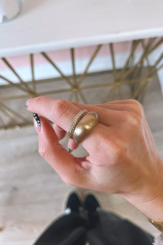 Dome Ring Set - Boutique EllaPar
