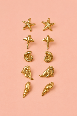 Beach Bum Earring Set - Boutique EllaPar