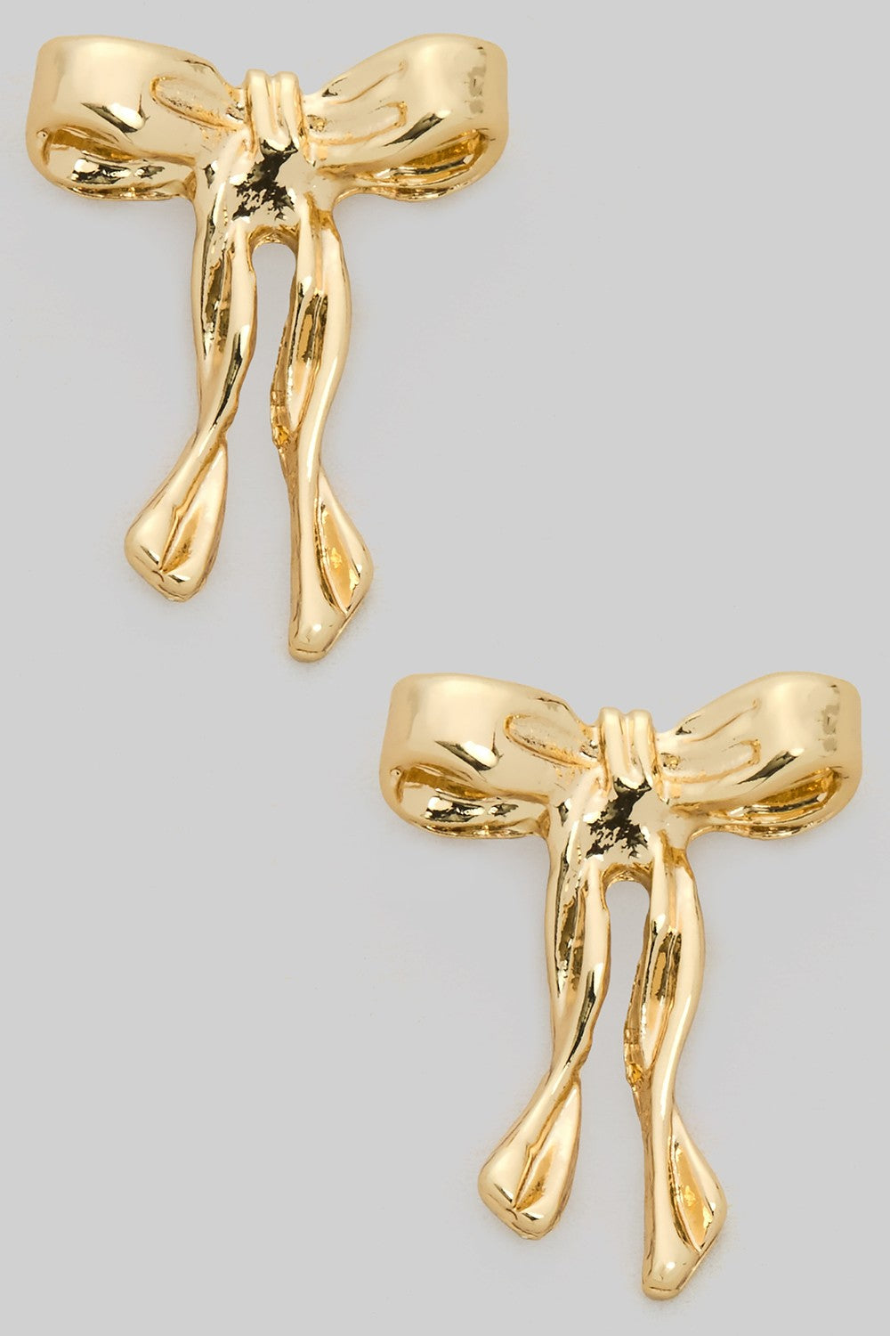 Brass Bow Studs