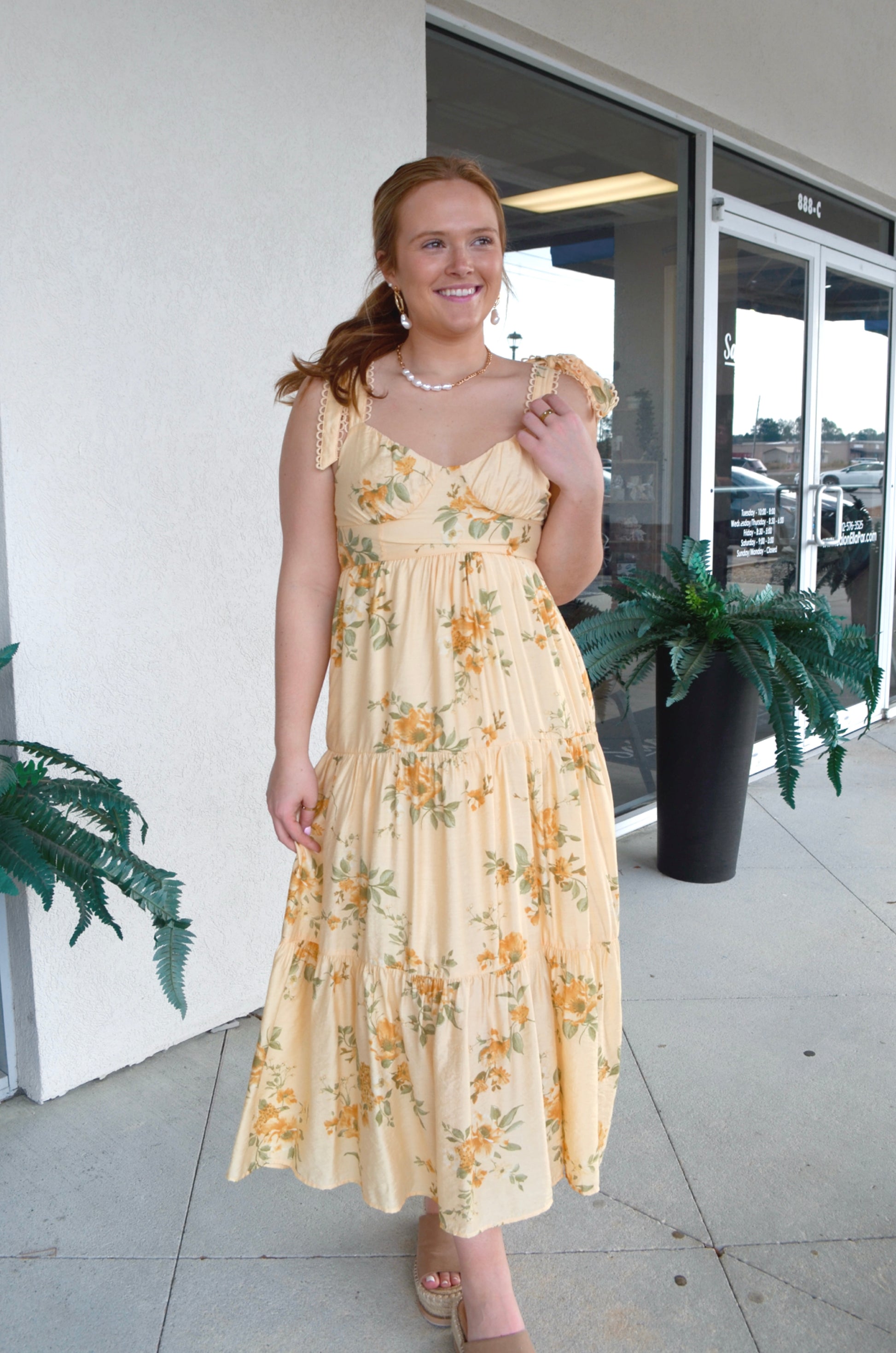 Buttercup Lace Midi - Boutique EllaPar