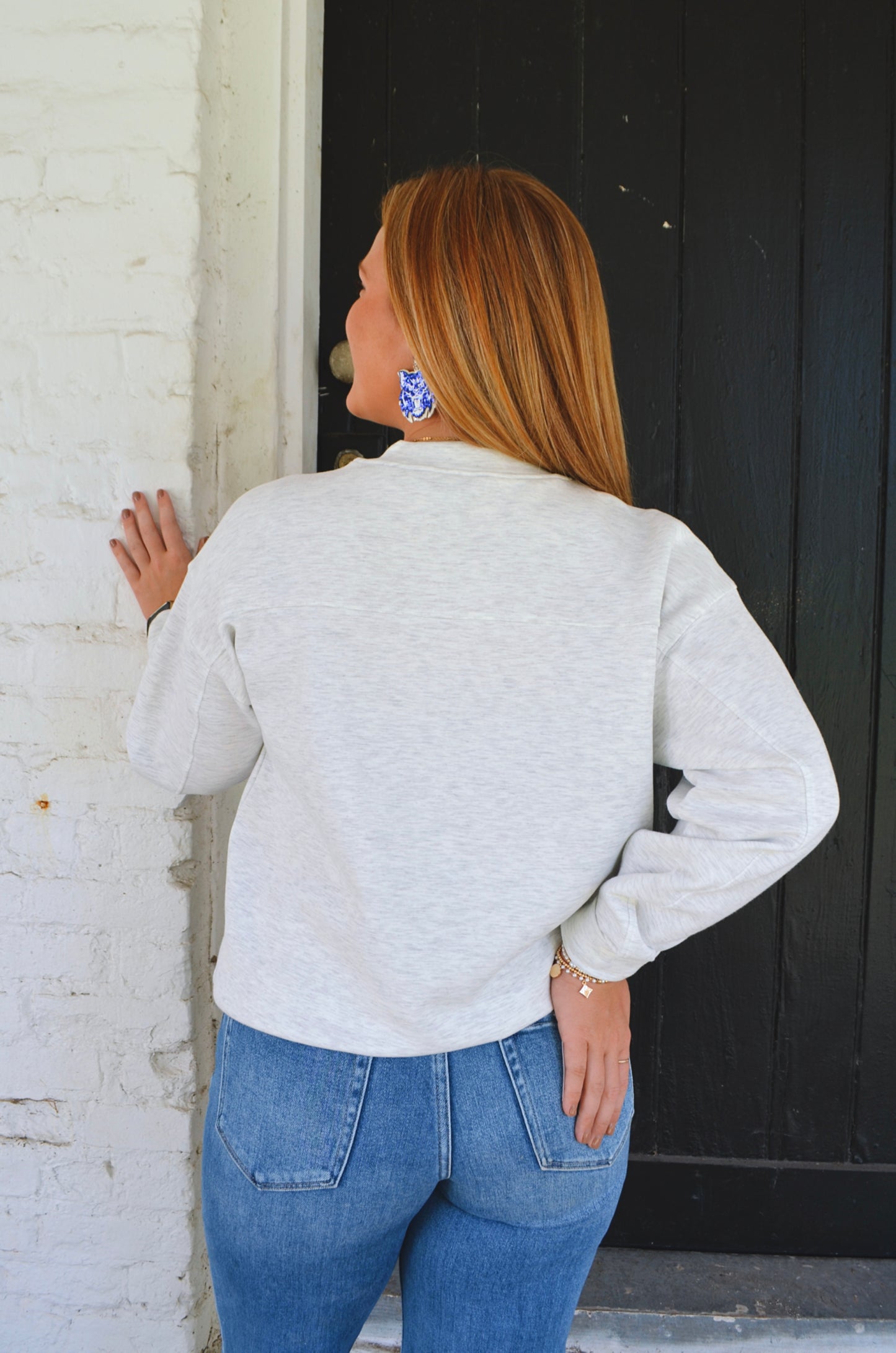 CAMDEN Mock Neck Sweatshirt