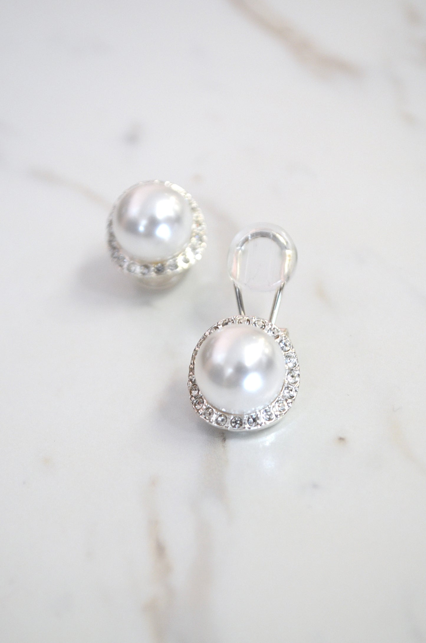 Clip-On Pave Earrings